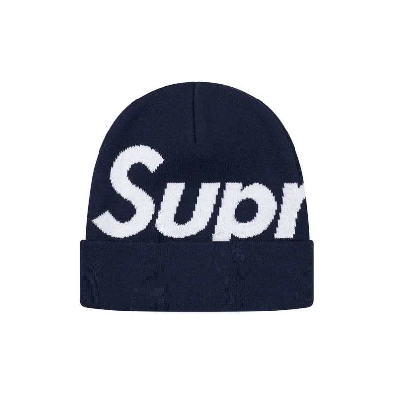 Supreme Big Logo Beanie-0