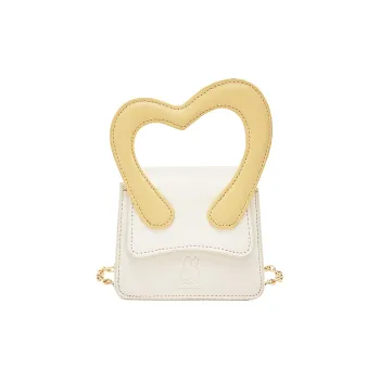 Miffy PU One Shoulder Handbag Mini Women's Ecru/Green