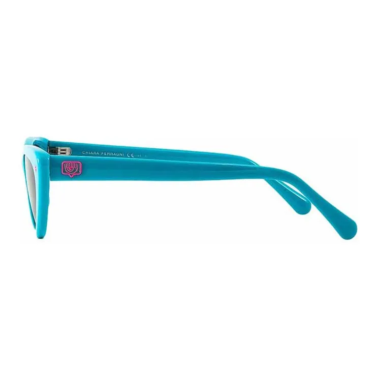 CHIARA FERRAGNI Cat Eye Frame Logo Plaque Sunglasses-2