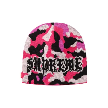 Supreme Paris Camo Beanie