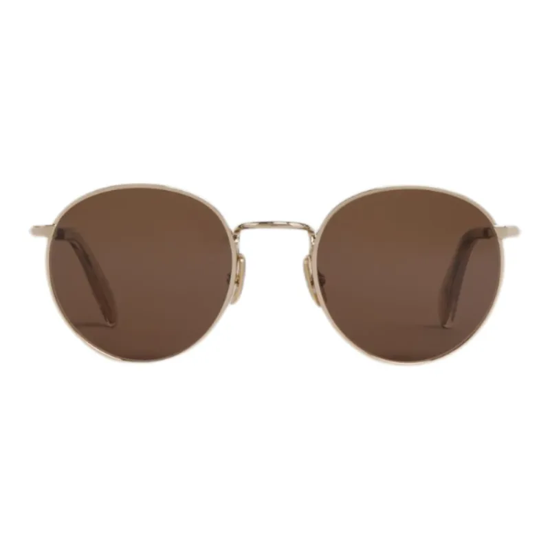 CELINE Sunglasses Men Gold/Brown-1