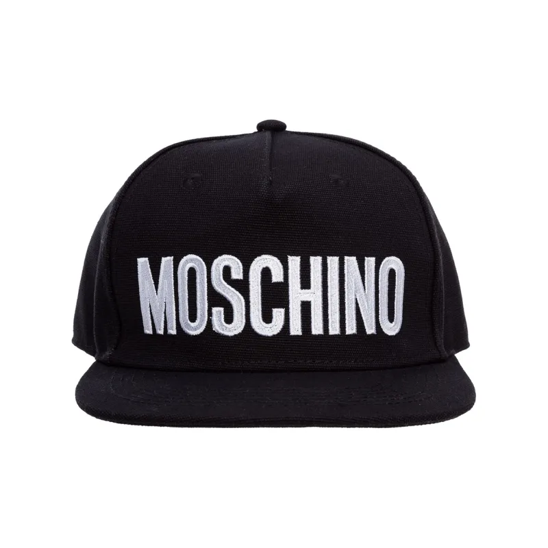 MOSCHINO Logo print Canvas Cap-1