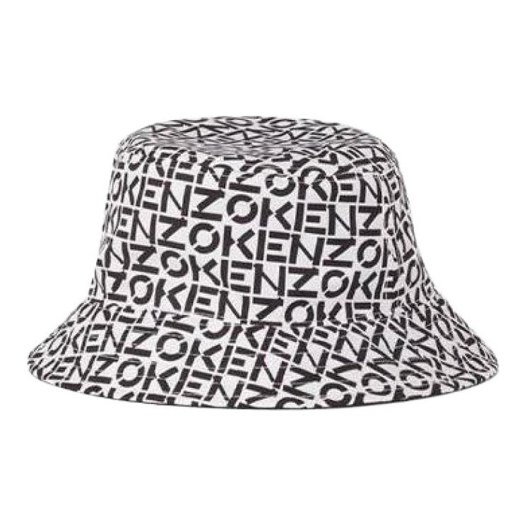 【KENZO】Utility Bucket Hat/追跡+関税+全国送料込み KENZO Bucket Hats Unisex Black - POIZON