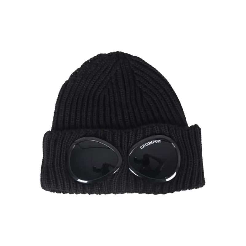 C.P.Company Logo print Knitted Beanie-0
