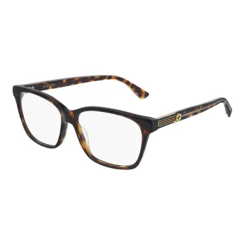 GUCCI Eyeglass Frames Women's Havana