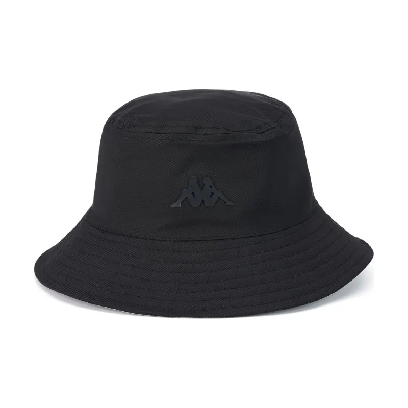 Kappa Bucket Hat Unisex Black White Reversible Wearable-3