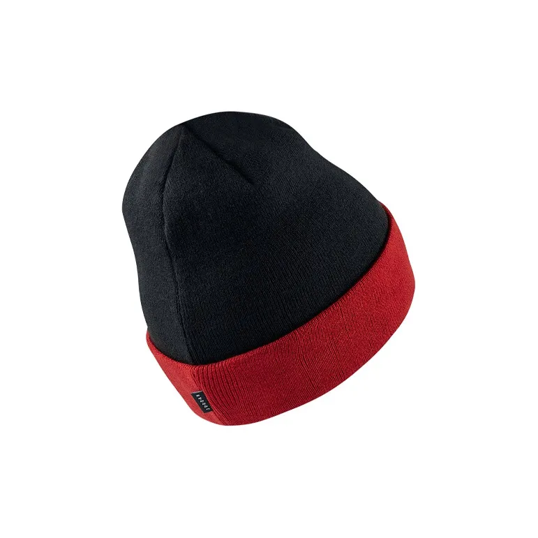 JORDAN Beanies Unisex Black Red-1