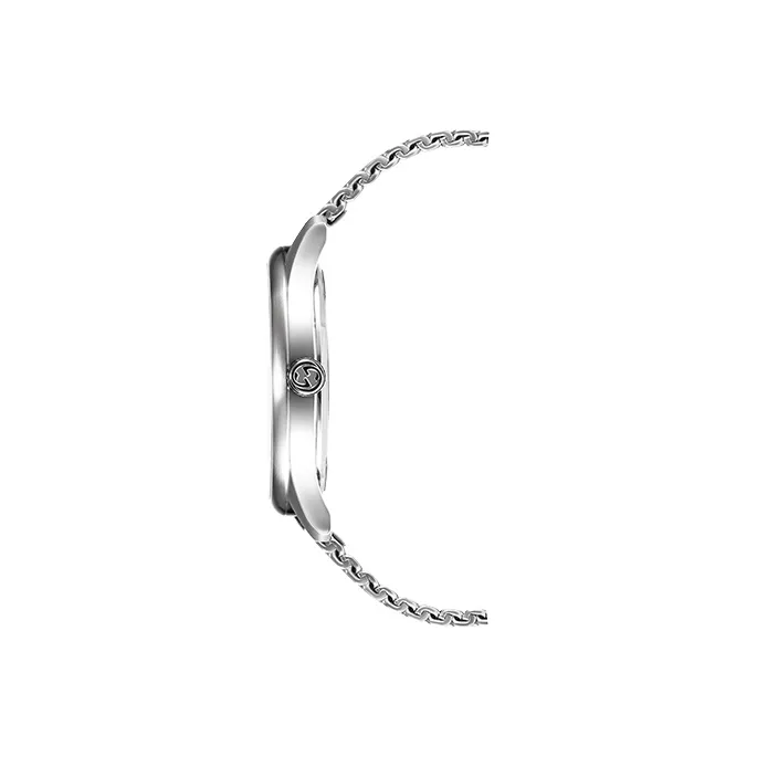 GUCCI G-Timeless Collection Wrist Watch Automatic Mechanical Movement Stainless Steel Strap White Dial Women's Watch-1