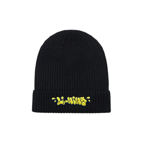 LINING Skateboard Beanies Unisex Black