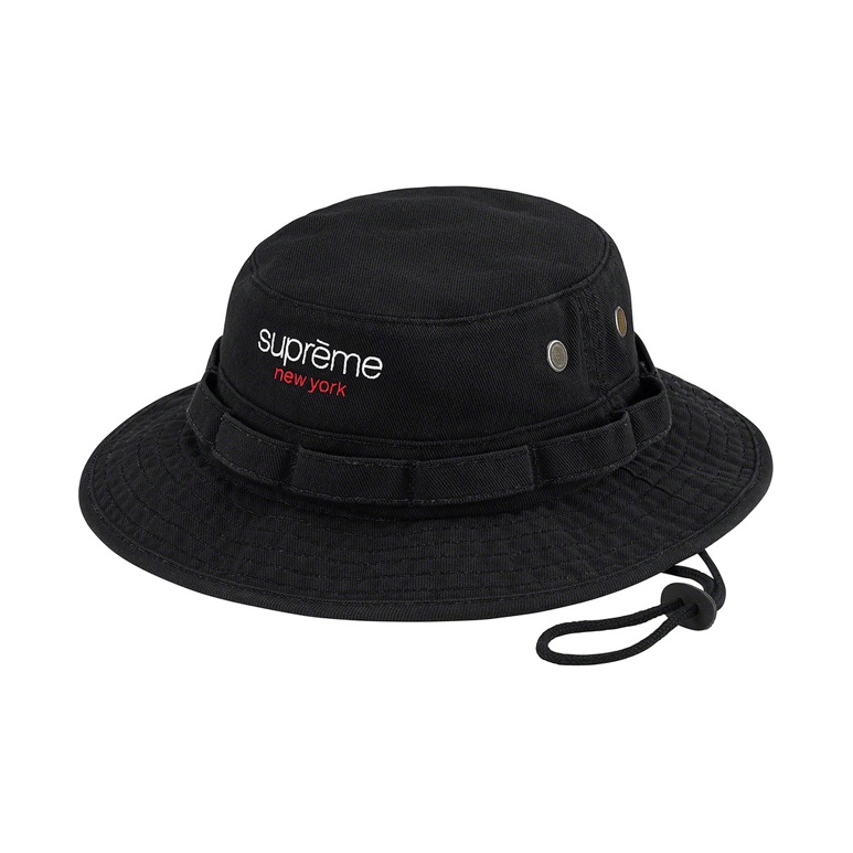 Supreme バケットハット ブラック Supreme Twill Crusher ブラック バケットハット