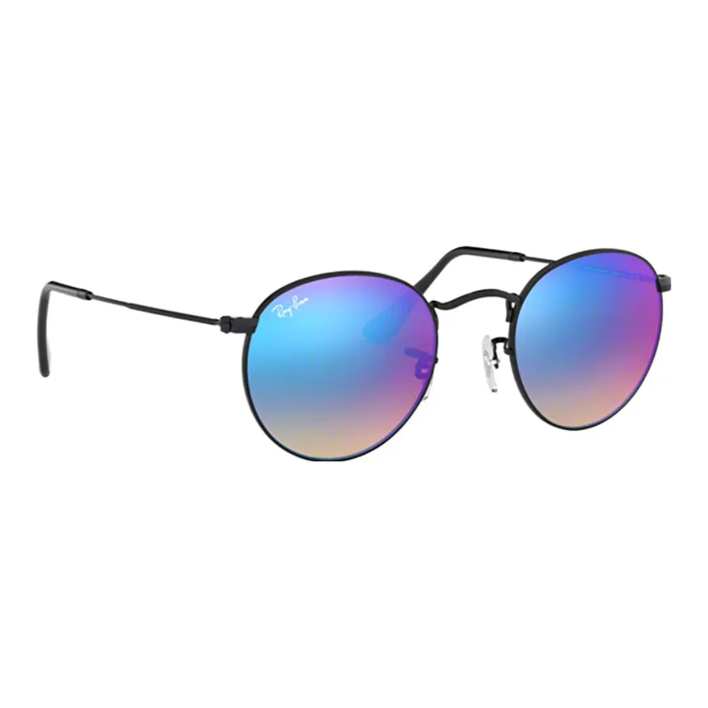 RayBan Round Flash Lenses Gradient Sunglasses-1