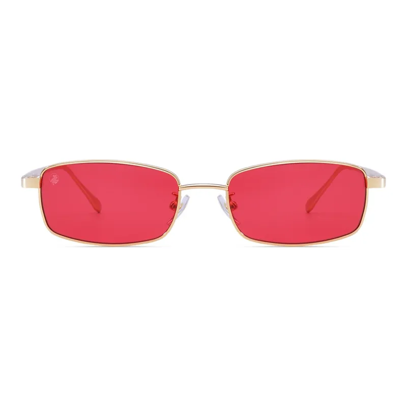 VEGOOS Stainless Steel Rectangular Sunglasses Unisex-2