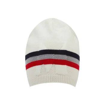 Moncler Striped Knitted Beanie