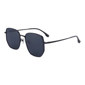 MUZU Alloy Irregular Shape Sunglasses Unisex