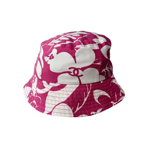 CHANEL Bucket Hats Women's Pink