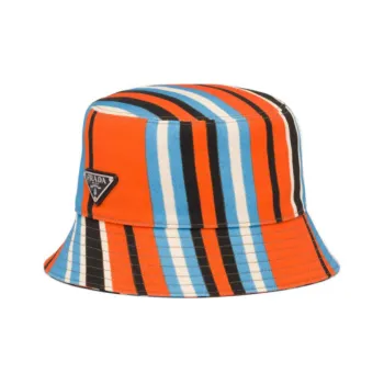 PRADA Bucket Hats Men Orange