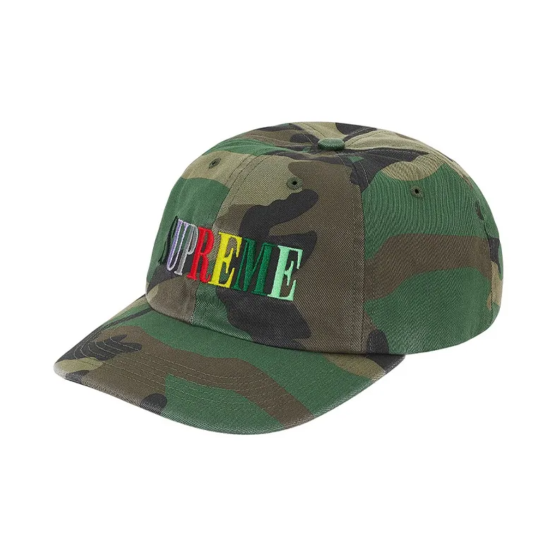 Supreme Multi Color Logo 6 Panel-4