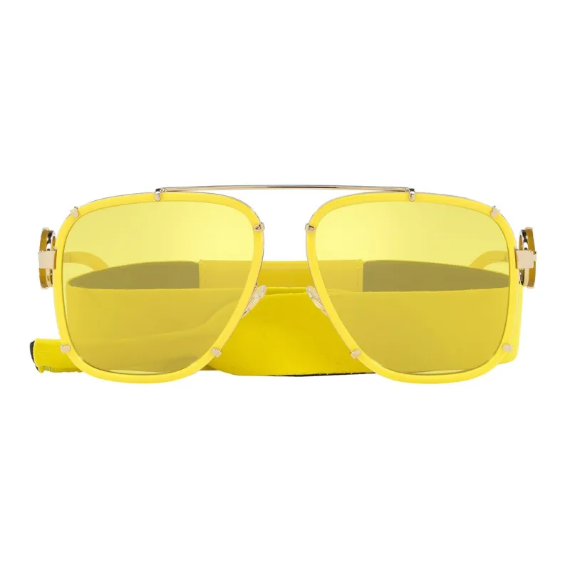 VERSACE Sunglasses Unisex Yellow-1
