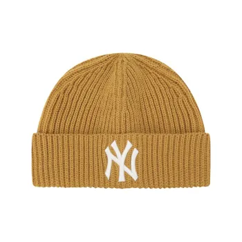 MLB Acrylic Beanies Unisex Mustard Yellow