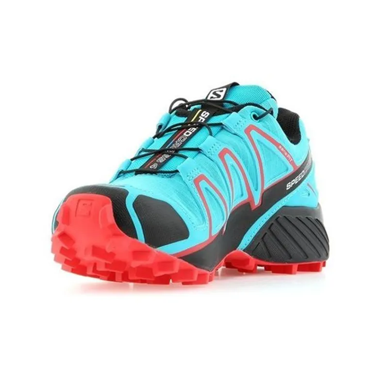 SALOMON Speedcross 4 Hiking / Trekking Shoes Women's Low Top Blue-3