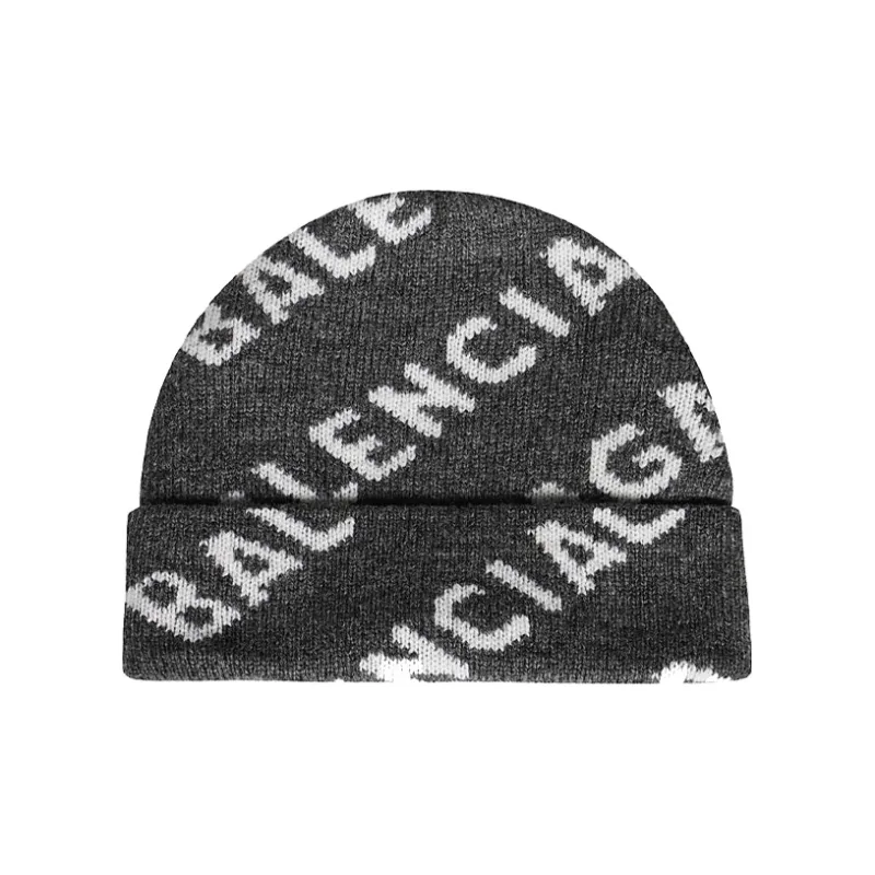 Balenciaga Beanies Unisex Gray-0