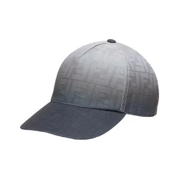 FENDI Polyester, Cotton Baseball Caps Men's Gray
