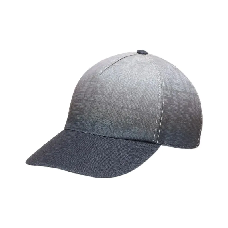 FENDI Polyester, Cotton Baseball Caps Men's Gray-0