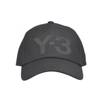 Y 3 Cotton Baseball Caps Men's Black