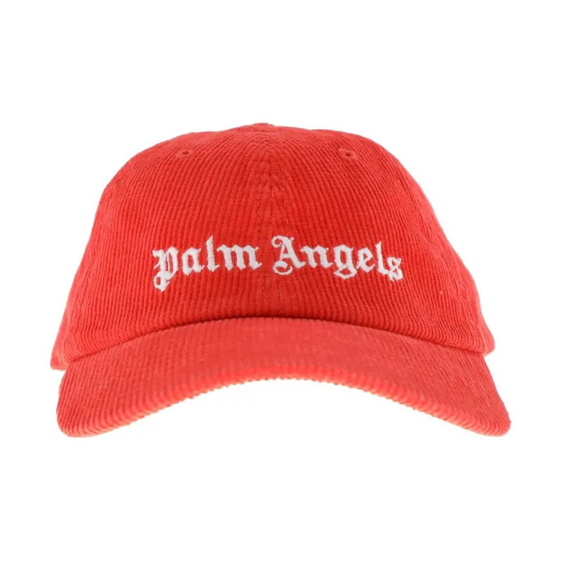 PALM ANGELS Corduroy Embroidered Logo Cap-1
