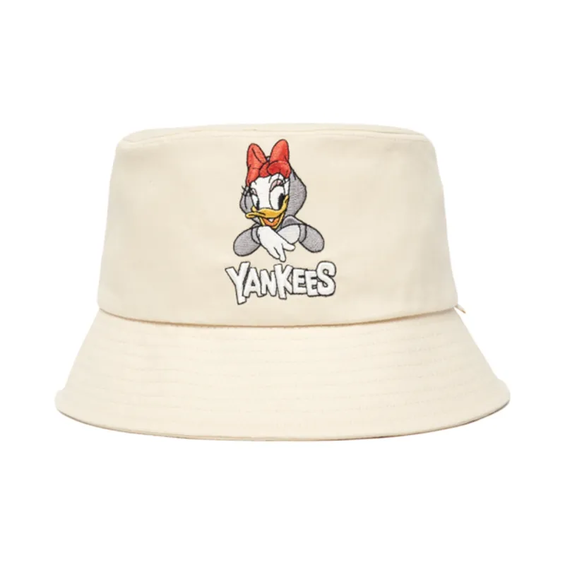MLB X Disney Cotton Bucket Hats Unisex Ecru-1