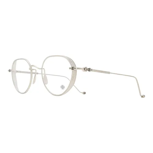 Chrome Hearts Eyeglass Frames Unisex Silver