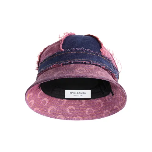 Marine Serre Bucket Hats Unisex Pink