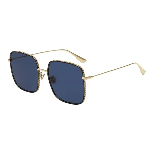 DIOR Sunglasses Unisex Gold Blue