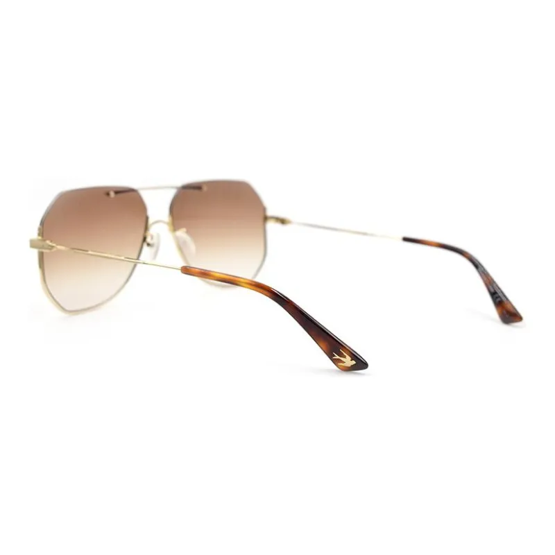 McQ Alexander McQueen Sunglasses Men Gold-3