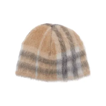 Burberry Giant Check Knit Beanie