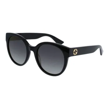 GUCCI GG logo Round frame Sunglasses