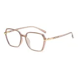 Transparent Tea Brown Frame