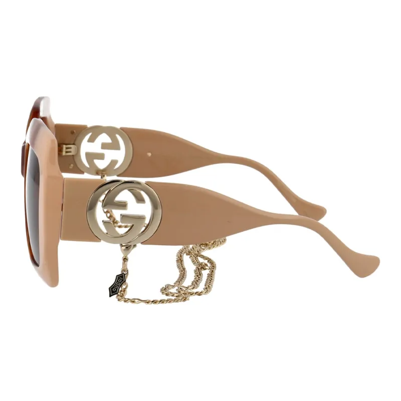 GUCCI Square Two Tone Chane Sunglasses-3