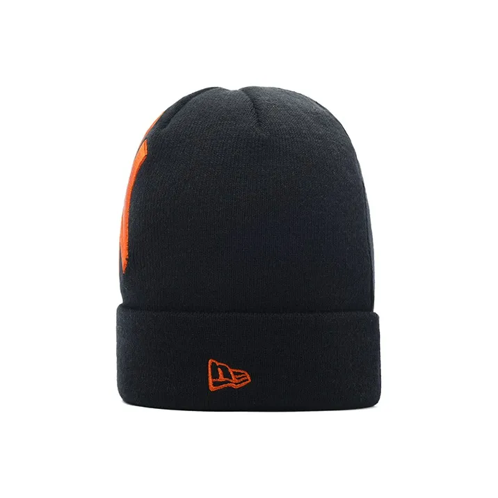 New Era Polyester Beanies Unisex Black-3