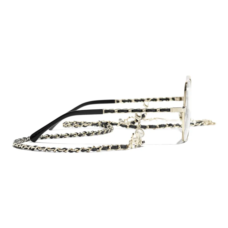 CHANEL Metal Butterfly Eyeglass Frames Unisex-2