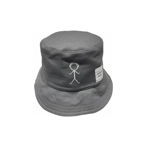 THOM BROWNE Bucket Hats Unisex Gray