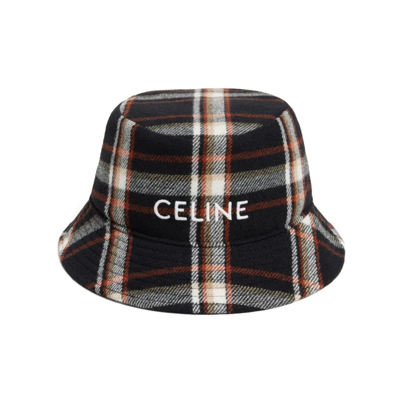 CELINE Bucket Hats Unisex Brown-0