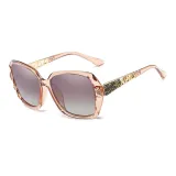 Transparent Tea Brown Frame with Double Tea Brown Lens