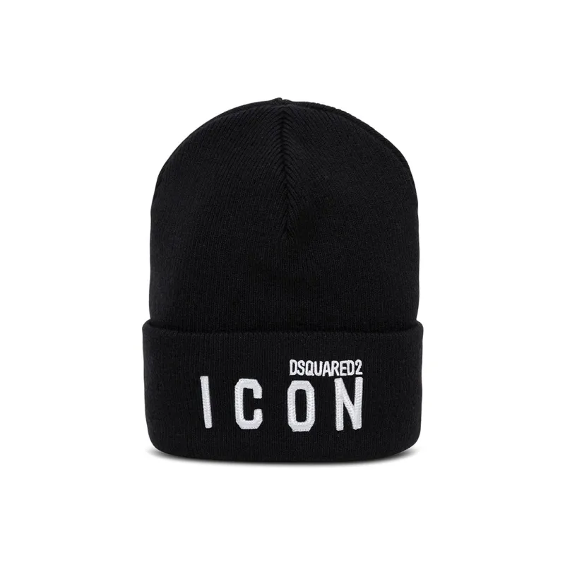 DSQUARED 2 Icon Logo Beanie-0