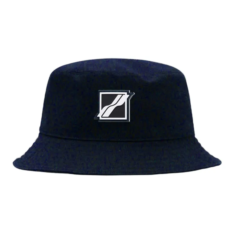 WE11DONE Bucket Hats Unisex Marine Blue-0