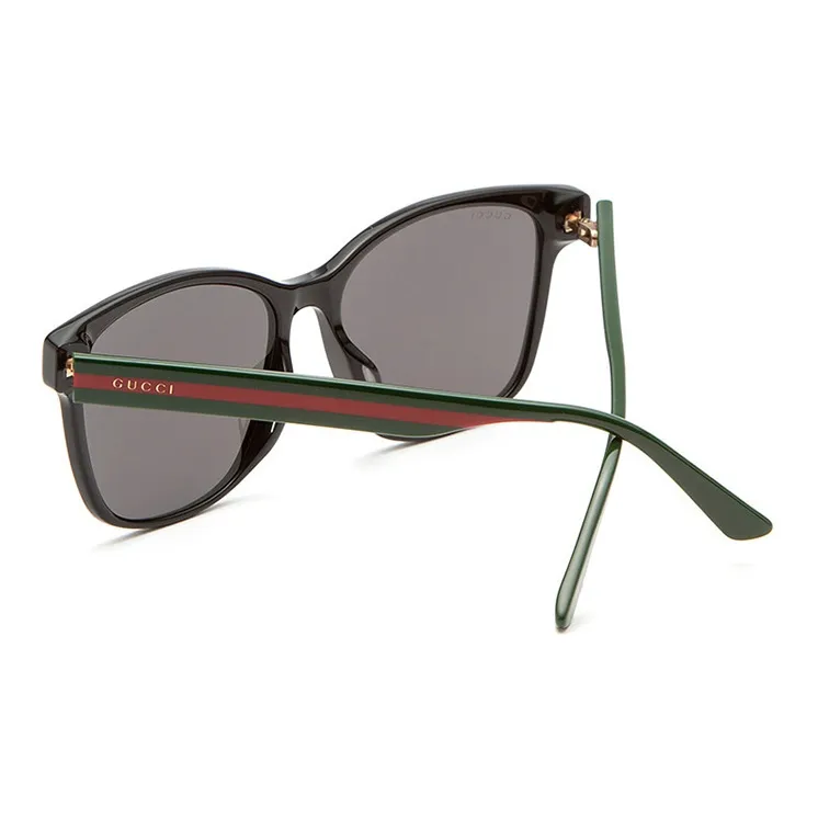 GUCCI Plate Frame Square Sunglasses Unisex-3
