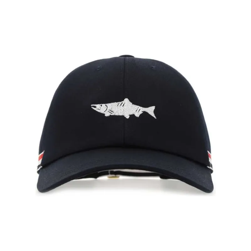 THOM BROWNE Baseball Caps Men Black-0