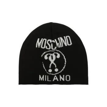 MOSCHINO Beanies Unisex Black