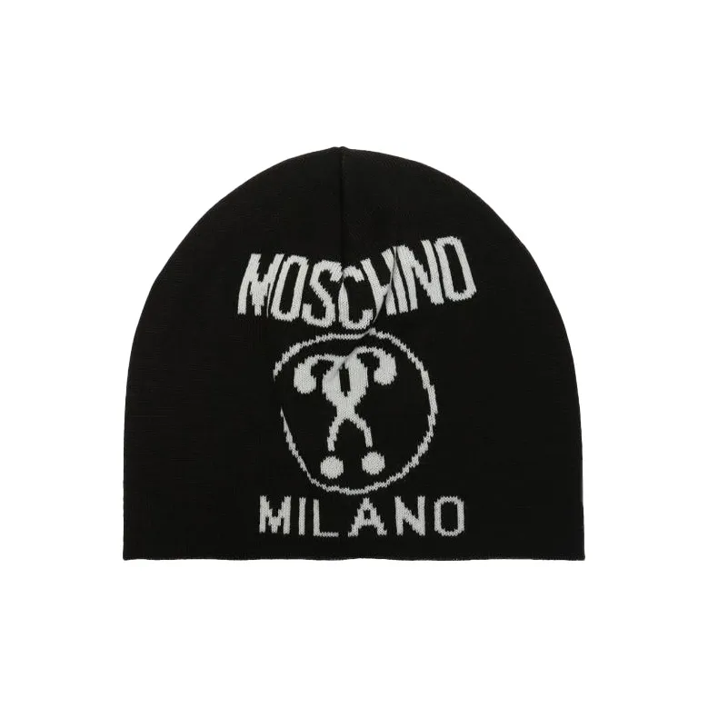 MOSCHINO Beanies Unisex Black-0