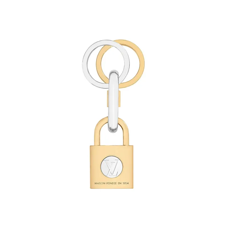 LOUIS VUITTON 2021 Porto Kure Lv Padlock Charm-1